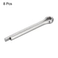 thumbnail image 3 of Unique Bargains Split Cotter Pin, Fixation à Clip en Acier Inoxydable 8x60mm Raccord Argent 8Pack, 3 of 5