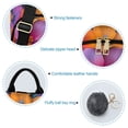 thumbnail image 7 of FORMRS Women's Travel Backpack Purse Anti-Theft Hidden Pockets Casual Shoulder Bag, Large Purple Flowers, 7 of 7
