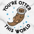 thumbnail image 2 of Otter This World Adorable Animal Plus Size Crewneck Graphic Tee Shirt Brisco Brands 2X, 2 of 3