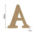 thumbnail image 5 of Lovely English Letter Statue - Handmade MDF Model - Good Carved Decorative Statue for Home, 5 of 8