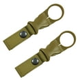 thumbnail image 2 of Water Bottle Clip with Carabiner Hook 2 Pack for Backpack Belt Outdoor Camping Hiking MountaineeringforOutdoor/Sports(Khaki),Ccwuwei, 2 of 8