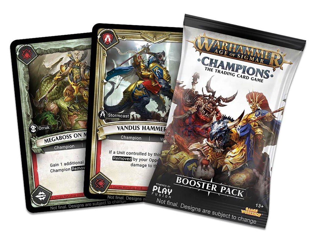 Details about   Warhammer Age of Sigmar Champions Warband Cards Collectors Pack CCG 