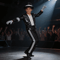 thumbnail image 4 of Pop Superstar Costume Halloween Pageant Costume, 80s 90s Retro Disco Stage Cosplay Costume with Hat, Gloves, Sunglasses, 4 of 5