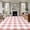 Red, variant on 3'x5' Area Rugs, Turquoise Checkered Indoor Outdoor Area Rug for Living Room Bedroom, Farmhouse Buffalo Plaid Washable Bathroom Rugs Kitchen Floor Carpet Mats Home Decor Aesthetic