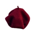 thumbnail image 4 of MarinaVida French Wool Berets Hat Classic Fashion Warm Cap for Girls, 4 of 4