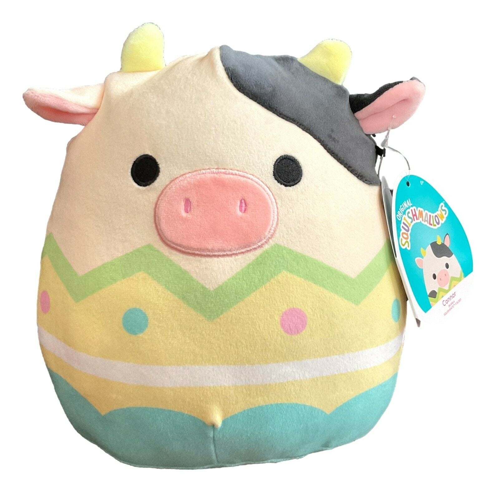 Squishmallow Conner The Cow 8 inch Plush Toy for sale online 
