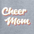 thumbnail image 5 of Wild Bobby Retro Cheer Mom Girl Sports Women Standard V-Neck Tee, Heather Grey, Small, 5 of 5