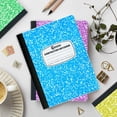 Rosmonde Composition Notebooks 5 Pack, Wide Ruled, 200 Pages (100 ...