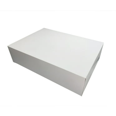 14" x 10" x 4" White Cake Boxes, 2 Count, by Way To Celebrate