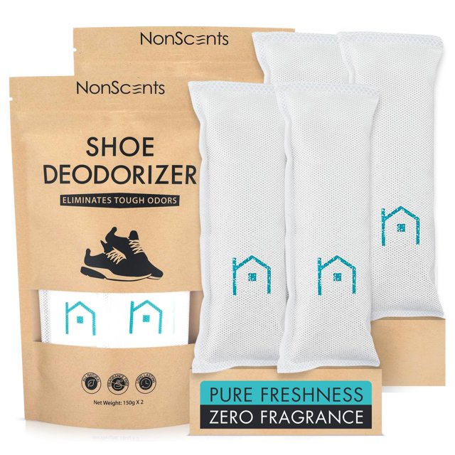 Desodorante para Zapatos NonScents Paquete de 2 Reutilizable Eliminador de Olores