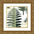 thumbnail image 1 of Ogren, Sarah 20x20 Gold Ornate Wood Framed with Double Matting Museum Art Print Titled - Palms II, 1 of 4
