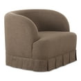 thumbnail image 2 of Moe's Home Collection Maren Swivel Chair Brown Fabric Chairs, 2 of 6