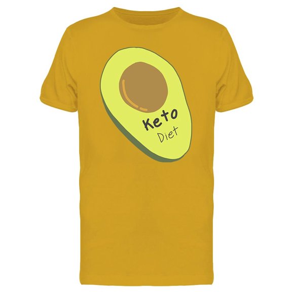 Keto Diet, Avocado Tee Men's -Image by Shutterstock