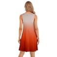 thumbnail image 3 of WILLBEST Vestidos De Verano Para Mujer, Vestido Playero Elegante De Color Liso, Largo Medio, Cuello Redondo, Sin Mangas 2004, 3 of 3