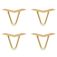 thumbnail image 1 of Mid-Century Modern Hairpin Legs, Set Of 4 Diy Furniture Legs In Gold With Cold Rolled Steel Construction And Rustproof Gold Coating For Unmatched Durability, 1 of 5
