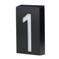 thumbnail image 2 of Fairnull Solar Powered 0-9 LED Light House Address Number Street Road Doorplate Wall Lamp, 2 of 10