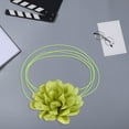 thumbnail image 4 of LYMAYTER Long Rope Necklace Flower Necklace - Realistic Fabric, Multi - layer Straps, 4 of 7