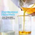 thumbnail image 4 of 600ml Glass Beaker, 4 Pack Measuring Glass Beaker Graduated Borosilicate Lab Cups Mug Low Form  Heat Safe Transparent with Spout Label for Laboratory Science Kitchen Liquids, 4 of 6