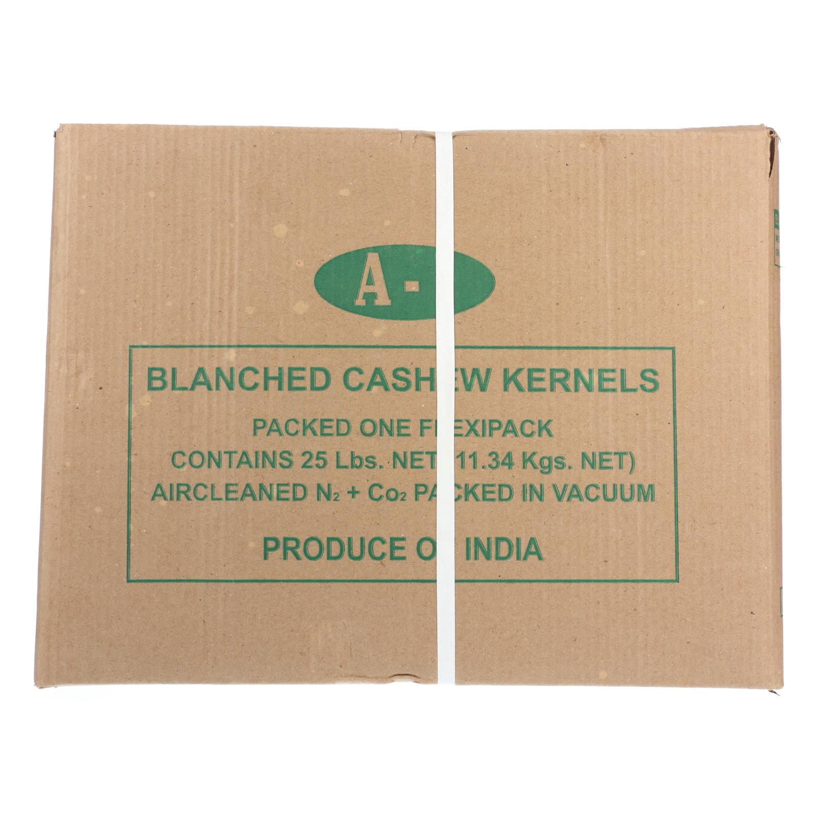 Bulk Nuts Cashews - Organic - Pieces - Raw - Unsalted - 1 lb - case of 25