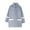 Grey, variant on OSOLU Toddler Child Boys Girls Button Rain Jacket Hooded Windproof Raincoat Kids Long Sleeve Hoodie Trench Soft Dailywear, 6-7 Years