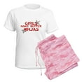 thumbnail image 6 of CafePress - Girls Make Better Ninjas Pajamas - Women's Short Sleeve Print T-Shirt and Pants Light Cotton Pajama Set, 6 of 7