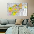 thumbnail image 3 of Afghanistan Map Posters Wall Art Poster Gifts Bedroom Prints Home Decor Hanging Picture Canvas Painting Posters 20x30inch(50x75cm), 3 of 6