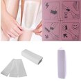 thumbnail image 3 of Flmtop 100Pcs Lady Disposable Non-woven Wax Depilatory Paper Arm Leg Hair Removal Strip, 3 of 10