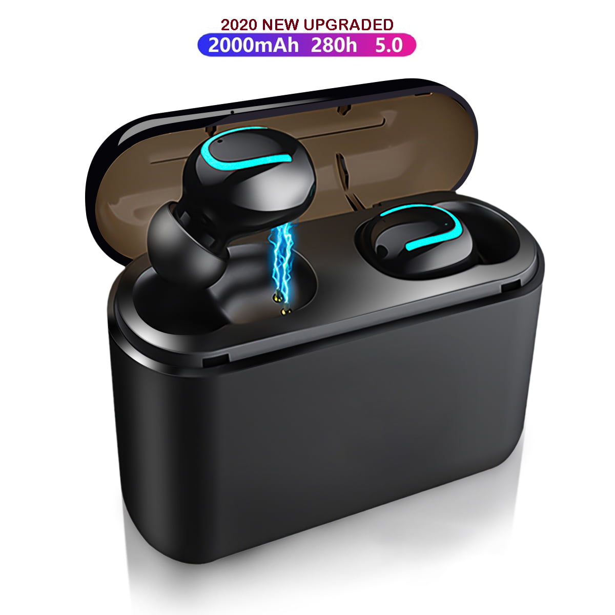 Wireless Bluetooth Earbuds, Hands-free Calling Sweatproof In-Ear Headset Earphone with Charging Case for iPhone/Samsung & Smart Phones, I0056