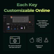 Keychron K8 HE TKL Wireless RGB Magnetic Switch Keyboard, Rapid Trigger, QMK, 2.4G/BT, Standard Black