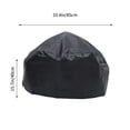 thumbnail image 2 of Thickened Fire Pit Cover Outdoor Stove Protective Sleeve Fire-pit Protector (Black), 2 of 9