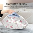 thumbnail image 5 of Ryvnso Satin Pillowcase Rose Bow Flower Pillow Cases Standard Size 30x20in, 5 of 6