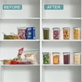 thumbnail image 5 of Sorbus 8 Pack (1.6L/54.10 Oz) Airtight Food Storage Containers with Locking Lids, Measuring Spoons & Labels, 5 of 7