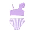 thumbnail image 5 of JAJAHO Girls Two Piece Swimsuit Bikini Set For Girl Asymmetrical Bathing Suit For Kids 7-16Y Summer Beach Pool Stylish Swimwear, 5 of 6