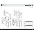 thumbnail image 6 of Fine Fixtures Imperial Collection 48" Single Bathroom Vanity Cabinet Set, Gray and White, 6 of 8