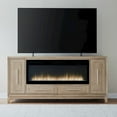 thumbnail image 2 of Liberty Furniture Brentwood Heated LED Fireplace TV Consoles 80 Inch - Sandstone Oak, 2 of 8