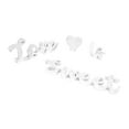thumbnail image 3 of Love IS Sweet and Heart-letrero de madera para fotos, accesorios románticos para mesa de boda, centro de mesa para decoración de pasteles y postres, Blanco Macarena Signo de boda, 3 of 8