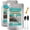 2 PACK, variant on Concrete Crack Filler Self-Leveling, 2.2LB Outdoor Cement Repair Sealant for Driveways, High Elasticity Adhesive Expansion Joint Sealer , Grey