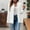 18#White, variant on Ftwytp Jackets for Women Casual Buttons Solid Color Long Sleeved Jumper with Pockets Fashion Lapel Loose Fitting Jacket Daily Comfortable Going Out Outwear Coats