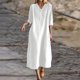 thumbnail image 2 of 2025 Nuevo vestido largo holgado informal para mujer: ligero y transpirable, ideal para la playa o las vacaciones, 2 of 4