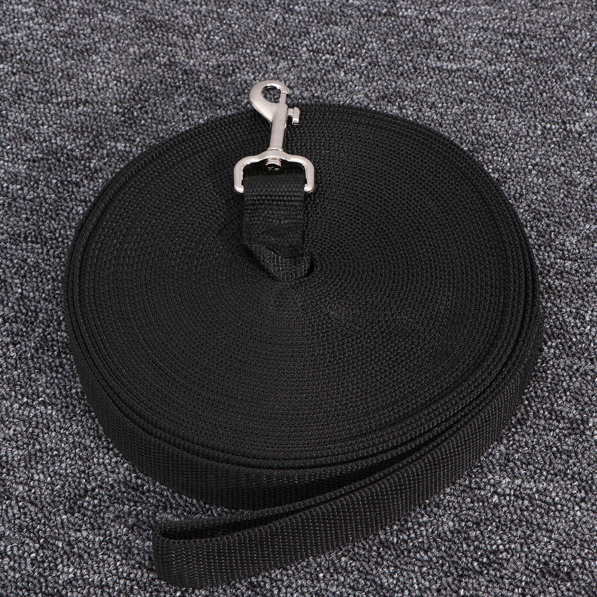 UPOUART Dog Walking Training Lead Leash Black Nylon 1Pack