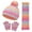 Pink, variant on OGLCCG Kids Winter Hat Gloves Scarf Set,Girls Boys Winter Warm Beanie with Knit Neck Scarf Soft Thick Gloves 3pcs Perfect for Cold Weather 3-10 Years
