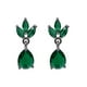 thumbnail image 1 of Aretes De Zirconia Con Diseño De Flor Y Gota, 1 of 3