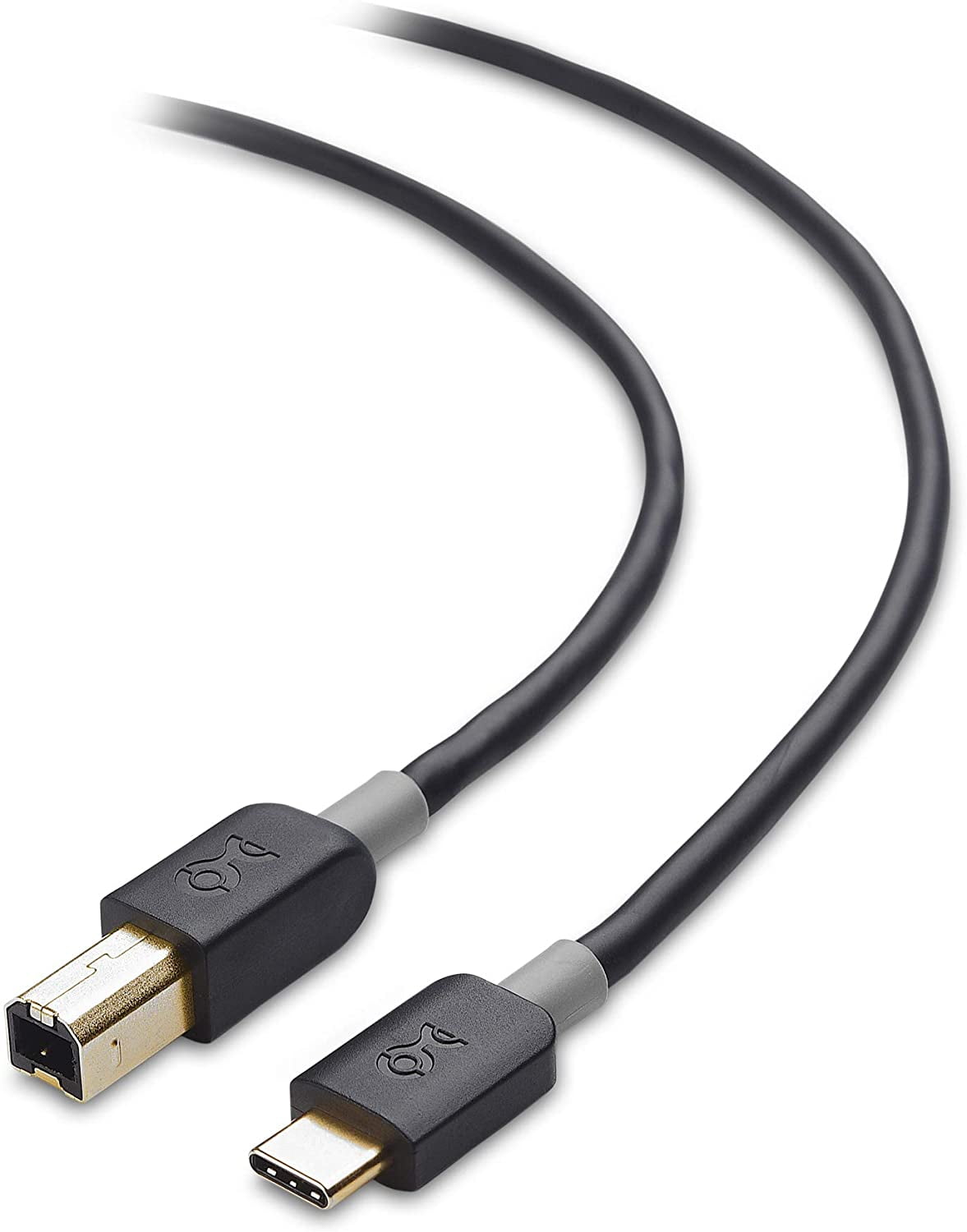 at tilføje sortie landing Cable Matters USB 2.0 Type C (USB-C) to Type B (USB-B) Printer Scanner  Cable in Black 3.3 Feet - Walmart.com