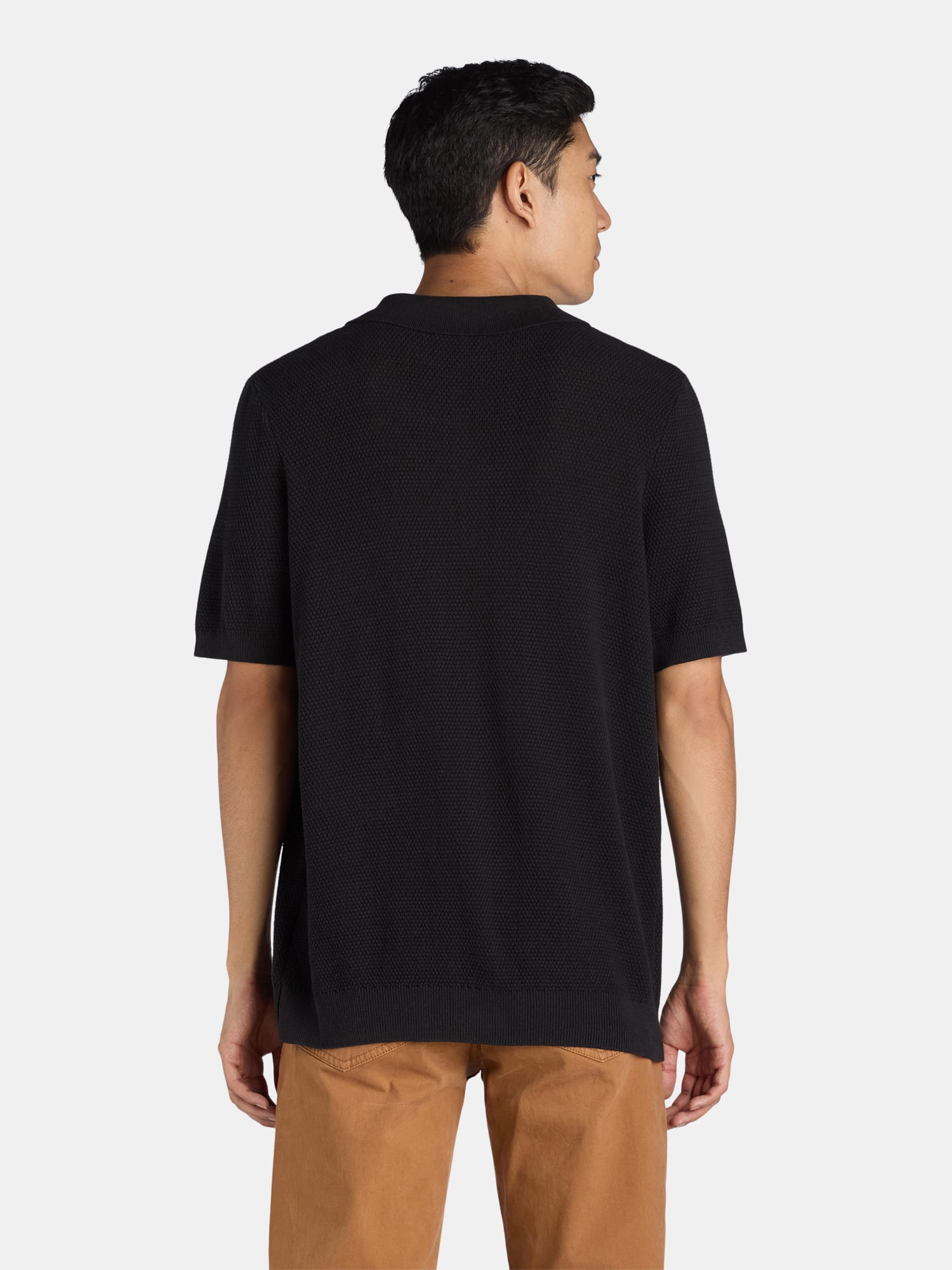 Tribekka 44 men's Cotton Seed Stitch Polo Shirt - Walmart.com