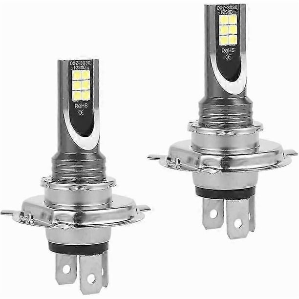 2 Pack H4 LED Car Headlight Bulbs - 110W/1200LM/IP68 Waterproof, Fog Lights, White Light 6000-6500K