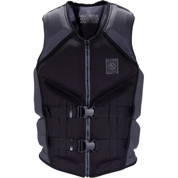 Hyperlite Caliber CGA Mens Wakeboard Vest Black/Grey XX-Large