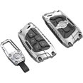 thumbnail image 1 of Zinc Alloy Key Fob Cover,Keychain,Full Protection Car Key Case for Cadillac Escalade ESV CT4 CT6 CT5 XTS XT4 XT5 Corvette C8 Smart Remote Keyless Keyshell Accessories, 1 of 6
