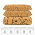 thumbnail image 2 of Winnie The Pooh 3-Piece Bedding Set Soft Quilt Cover Comfortable Pillow Cover 1 Duvet Cover 2 Pillow Shams Three-piece 90"x90", 2 of 5