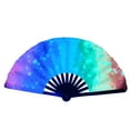 thumbnail image 4 of Lilixerw Folding Hand Rave Fan,Popping Fan for Ground Dance,Party,Decoration,Festival,13 inch, 4 of 9