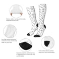 thumbnail image 3 of Fotbe Sea Turtle Calcetas Divertidas Estampadas para Hombre y Mujer, Calcetas de Algodón hasta la Rodilla para Caminar, Correr, Enfermería y Embarazo, 3 of 6